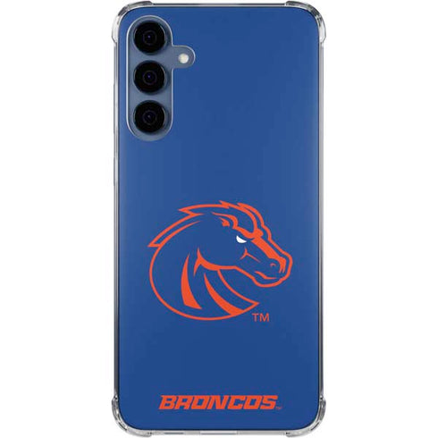 Boise State University Broncos Mascot Galaxy A35 5G Clear Case